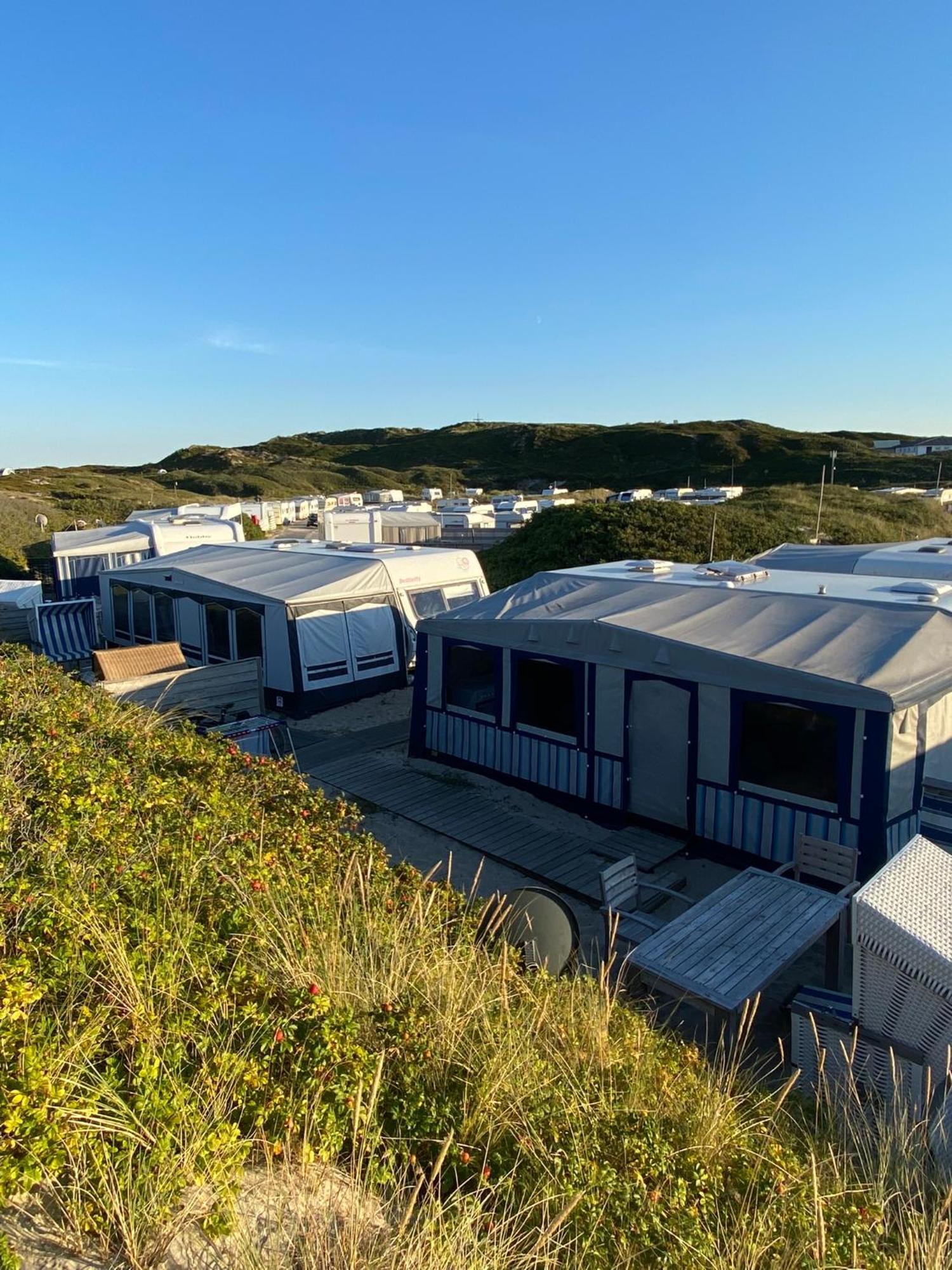 Wohnwagenvermietung Hoernum / Sylt Exterior foto