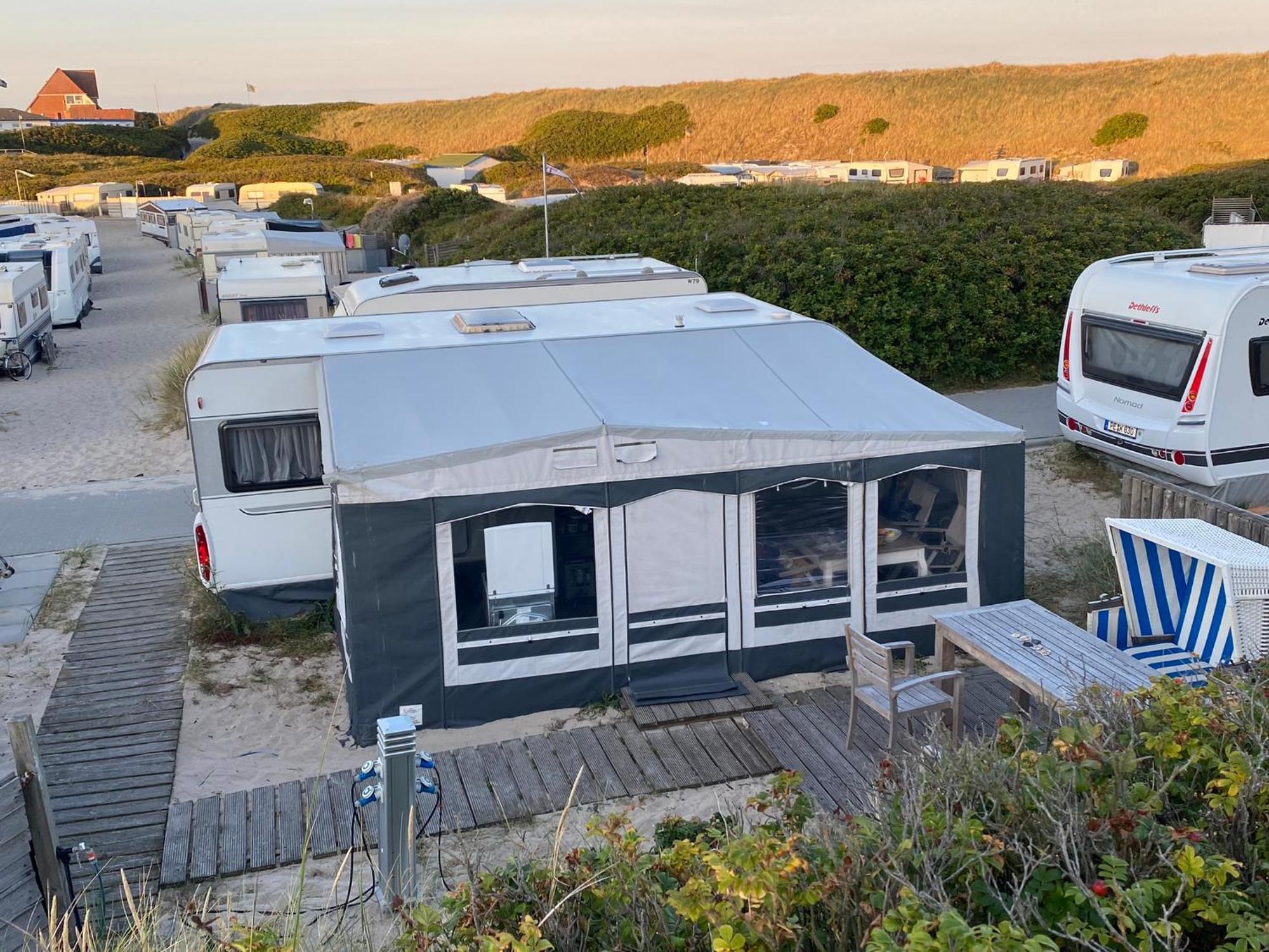 Wohnwagenvermietung Hoernum / Sylt Exterior foto