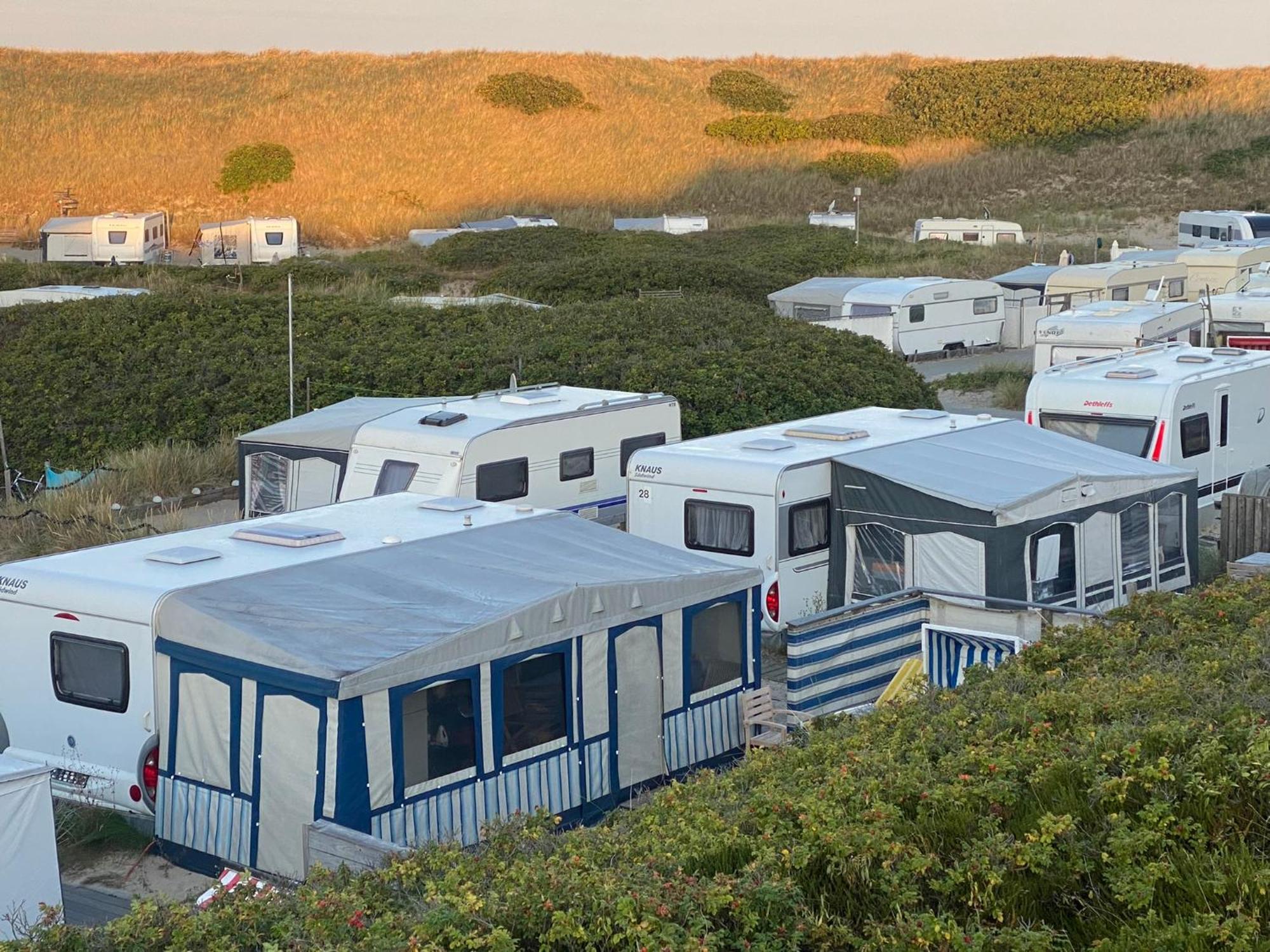 Wohnwagenvermietung Hoernum / Sylt Exterior foto