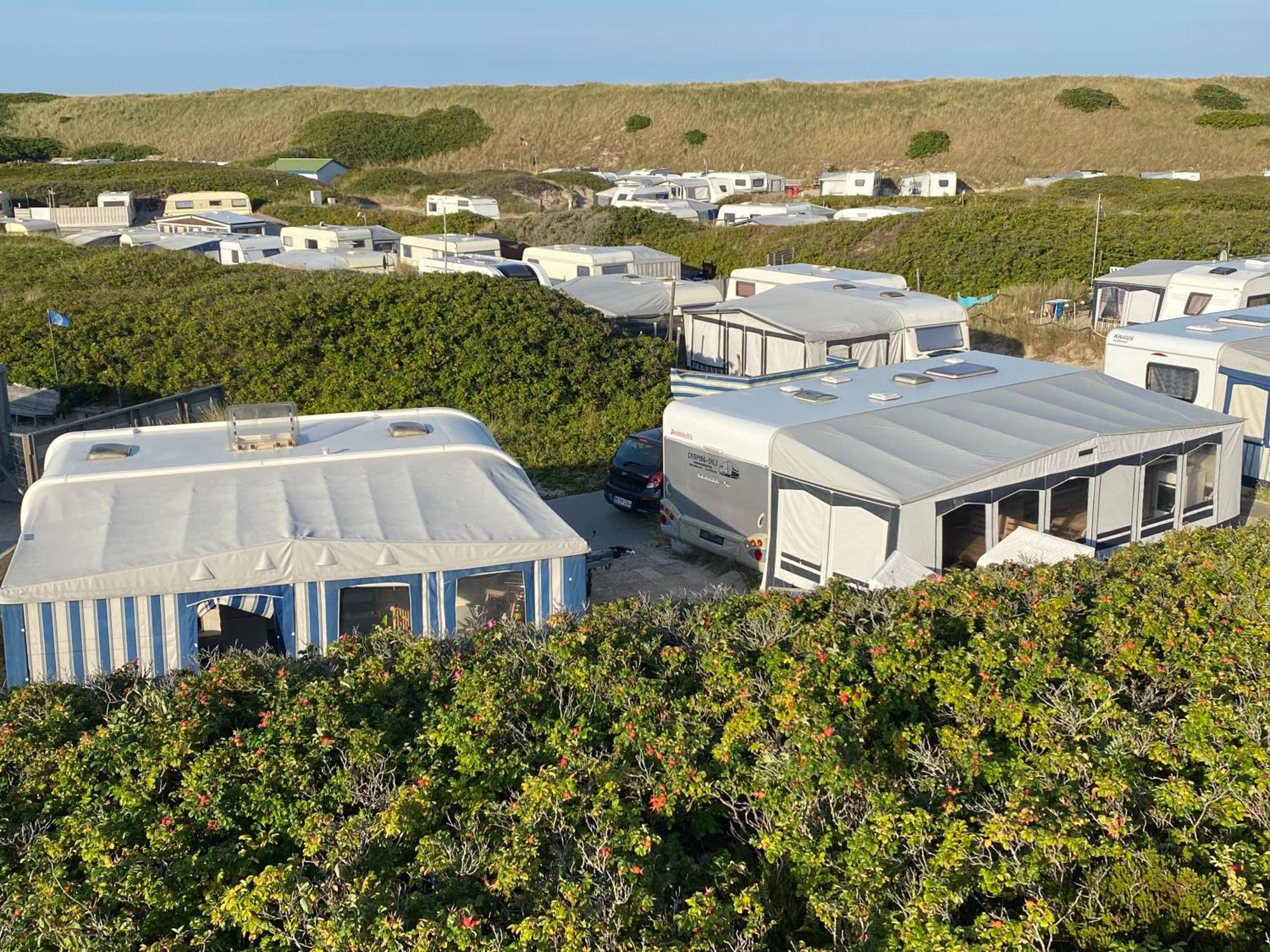 Wohnwagenvermietung Hoernum / Sylt Exterior foto